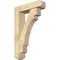Ekena Millwork Merced Craftsman Rough Sawn Bracket w/ Offset Brace, Douglas Fir, 6"W x 22"D x 34"H BKT0604X22X34MRC04RDF - alternate 1